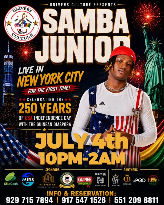 Original second Samba Junior promotion from Amazura Concert Hall Facebook